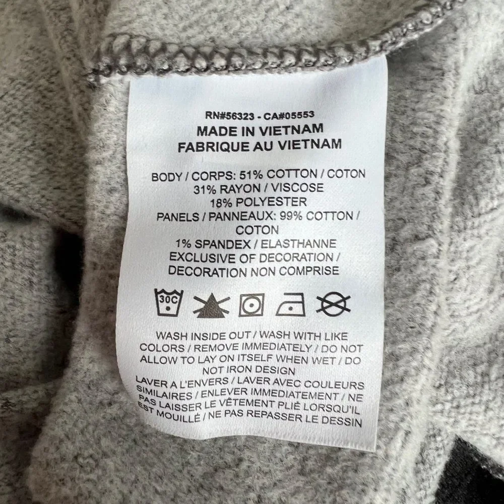 Nike Varsity Fleece Half Zip Crop Pullover Size Large